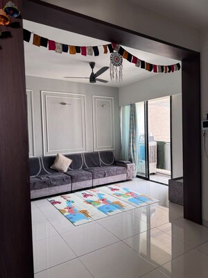 Living Room in 2 BHK Apartment at Dev Aurum, Prahlad Nagar – for Sale
