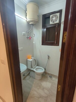 Bathroom in 3 BHK Builder Floor at Kailash Colony – for Rent