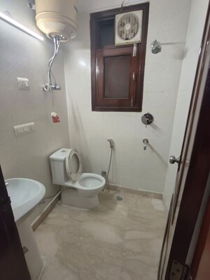 Bathroom in 3 BHK Builder Floor at Kailash Colony – for Rent