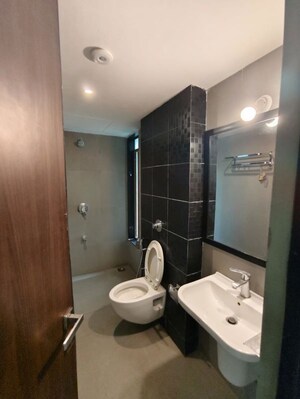 Bathroom in 3 BHK Apartment at Puranik Rumah Bali Phase II, Purna – for Rent