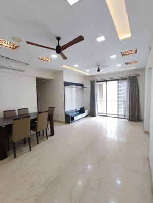 Living Room in 3 BHK Apartment at Puranik Rumah Bali Phase II, Purna – for Rent