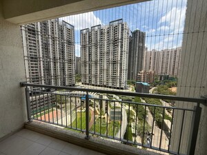 Balcony in 3 BHK Apartment at Godrej Emerald, Ghodbunder Road – for Rent