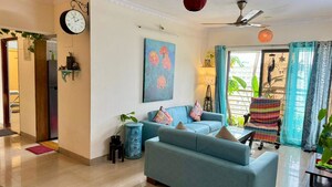 Living Room in 3 BHK Apartment at JP Rishabh Tower Azad Nagar, Andheri West – for Rent