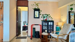 Living Room in 3 BHK Apartment at JP Rishabh Tower Azad Nagar, Andheri West – for Rent