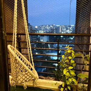 Balcony in 3 BHK Apartment at JP Rishabh Tower Azad Nagar, Andheri West – for Rent