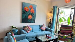 Living Room in 3 BHK Apartment at JP Rishabh Tower Azad Nagar, Andheri West – for Rent