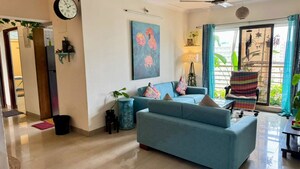 Living Room in 3 BHK Apartment at JP Rishabh Tower Azad Nagar, Andheri West – for Rent