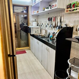 Kitchen in 3 BHK Apartment at JP Rishabh Tower Azad Nagar, Andheri West – for Rent