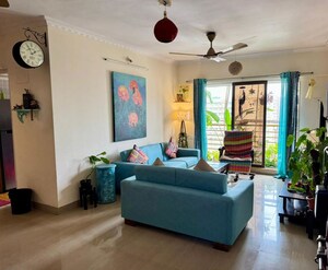 Living Room in 3 BHK Apartment at JP Rishabh Tower Azad Nagar, Andheri West – for Rent
