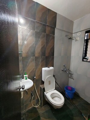 Bathroom in 3 BHK Apartment at Lodha Splendora, Ghodbunder Road – for Rent