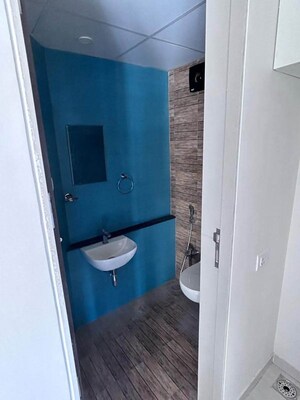 Bathroom in 1 BHK Apartment at Lodha Crown Quality Homes, Majiwada – for Rent