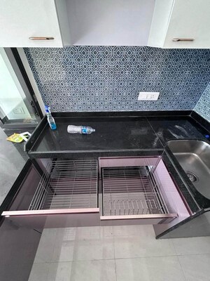 Furnished Amenities in 1 BHK Apartment at Lodha Crown Quality Homes, Majiwada – for Rent