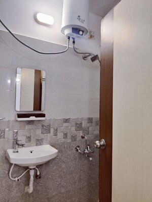 Bathroom in 3 BHK Apartment at Magarpatta Trillium, Hadapsar – for Rent