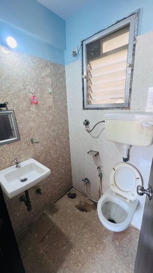 Bathroom in 1 BHK Apartment at Rosa Classic Apartment, Kasarvadavali – for Rent