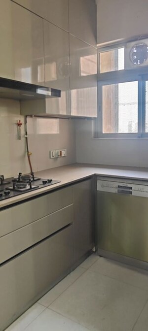Kitchen in 4 BHK Apartment at Eden Woods complex, Manpada – for Rent