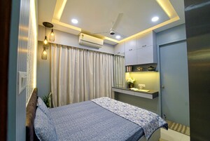 Bedroom in 2 BHK Apartment at Shubh Shagun, Kharadi – for Rent