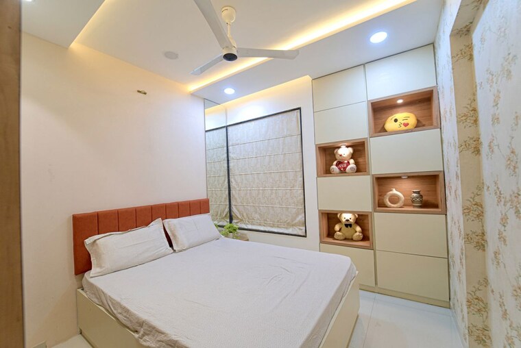 Bedroom, shubh-shagun 2 Bedroom 800 Sq.Ft. Apartment In Kharadi Pune 10630367