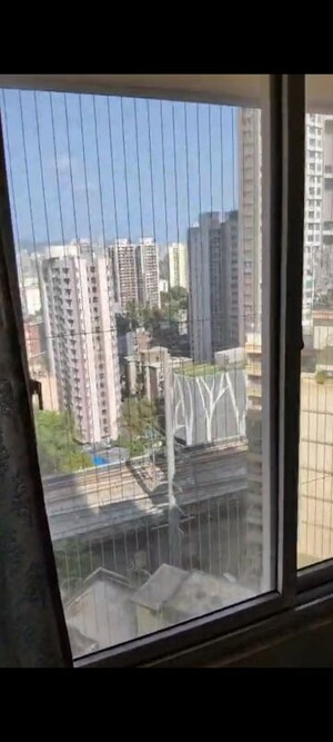Balcony in 1 BHK Apartment at Ruparel Elara, Kandivali West – for Rent