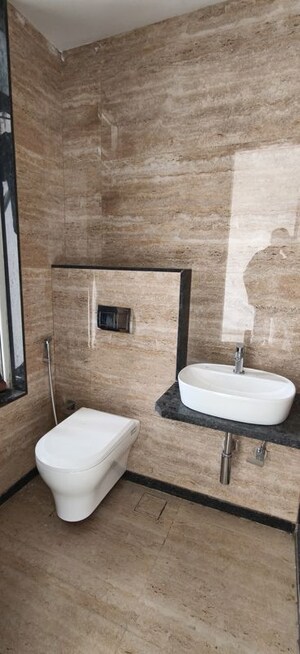 Bathroom in 2 BHK Apartment at Dimples 73 East, Kandivali West – for Rent