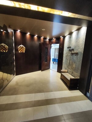 Living Room in 4 BHK Apartment at Hiranandani Brookhill, Ghodbunder Road – for Rent