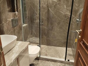 Bathroom in 3 BHK Builder Floor at Greater Kailash I – for Rent