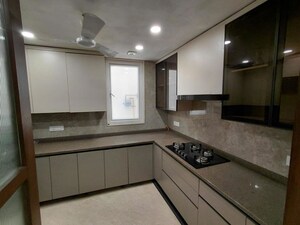 Kitchen in 3 BHK Builder Floor at Greater Kailash I – for Rent