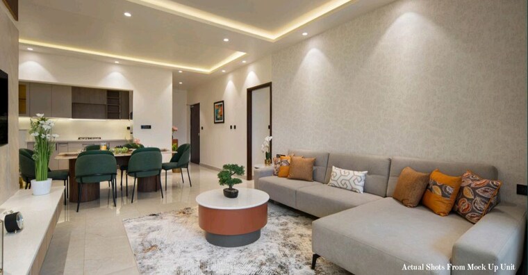 Living Room, keya-the-urban-forest 3 Bedroom 1710 Sq.Ft. Apartment In Kasavanahalli Bangalore 10630439