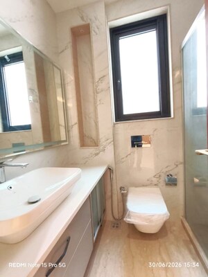 Bathroom in 3 BHK Builder Floor at Greater Kailash I – for Rent