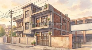  Apartment – Exterior View View at Shahpur Bamheta - for Sale