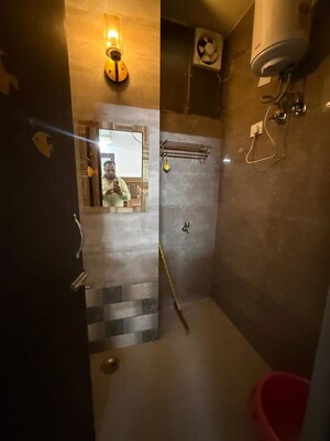 Bathroom in 2 BHK Builder Floor at Kalkaji – for Rent