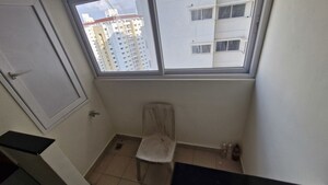 Bathroom in 2.5 BHK Apartment at Mantri Webcity, Hennur Road – for Rent