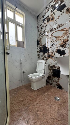 Bathroom in 2 BHK Builder Floor at Chattarpur – for Rent