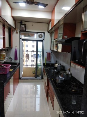Kitchen in 2 BHK Apartment at Rustomjee Urbania Azziano, Thane West – for Rent