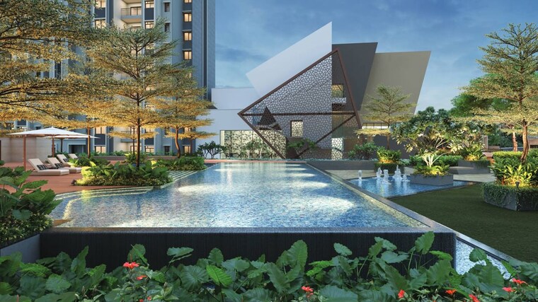 Swimming Pool, brigade-calista 3.5 Bedroom 1789 Sq.Ft. Apartment In Budigere Bangalore 10630793