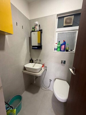 Bathroom in 2 BHK Apartment at Romell Amore, Andheri West – for Rent