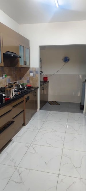 Kitchen in 3 BHK Apartment at Cubbon Terraces, Infantry Road – for Rent