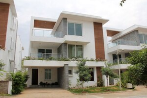  Villa – Exterior View View at Babukhan Lakefront, Kokapet - for Rent