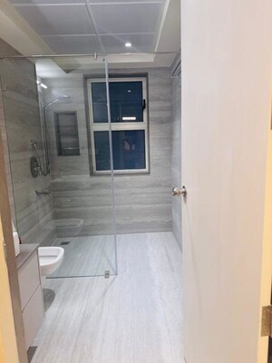 Bathroom in 5 BHK Apartment at K Raheja Corp Vivarea, Koramangala – for Rent