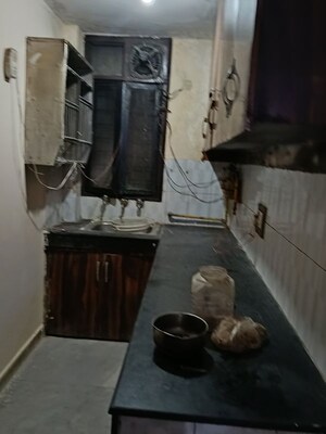 Bathroom in 1 BHK Builder Floor at Saket – for Rent