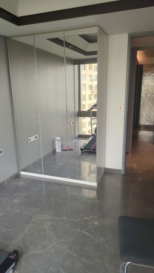 Living Room in 4 BHK Apartment at Lodha Trump Tower, Worli – for Rent