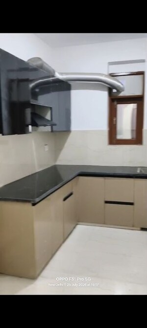 Kitchen in 2 BHK Builder Floor at Mehrauli – for Rent