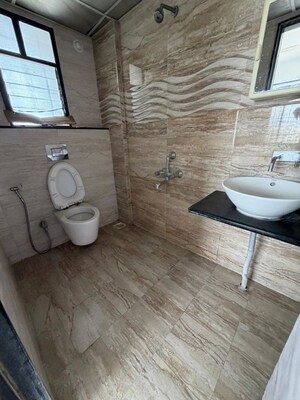 Bathroom in 2 BHK Apartment at Shekhar NB Towers, Moshi – for Rent