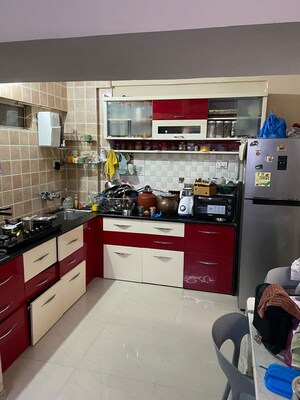 Kitchen in 2 BHK Apartment at Sonigara Opal, Chinchwad – for Rent