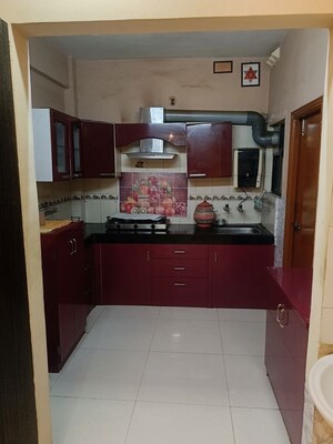 Kitchen in 2 BHK Apartment at Kakade Park, Chinchwad – for Rent