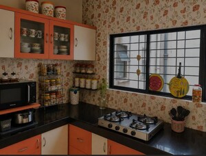 Kitchen in 2 BHK Apartment at Luxetech Bhagyoday, Baner – for Rent