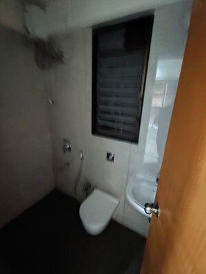 Bathroom in 1 BHK Apartment at Chandak 34 Park Estate, Goregaon West – for Rent