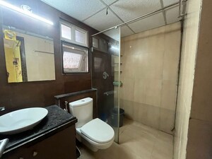 Bathroom in 1 BHK Apartment at Prestige Bella Vista, Iyyappanthangal – for Rent