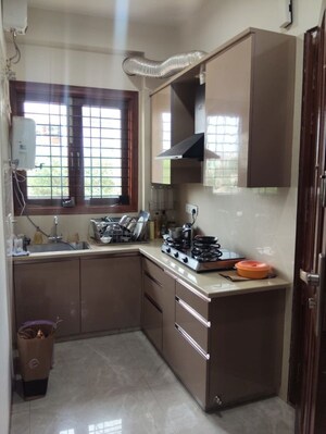 Kitchen in 3 BHK Builder Floor at Sector 57 – for Rent