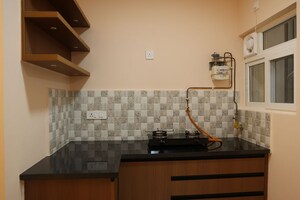 Kitchen in 3 BHK Apartment at Salarpuria Sattva Park Cubix, Devanahalli – for Rent