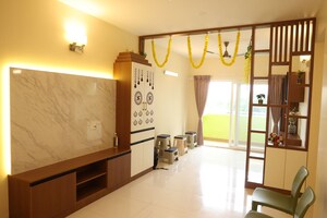 Kitchen in 3 BHK Apartment at Salarpuria Sattva Park Cubix, Devanahalli – for Rent